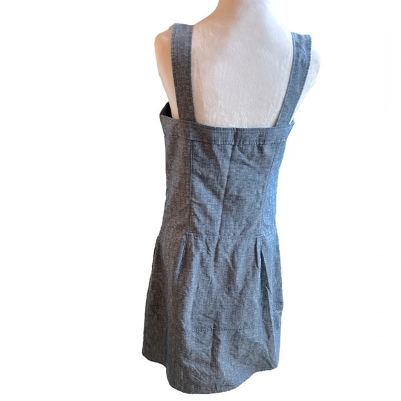 Derek Lam Chambray Button Down Sleeveless Dress with Pockets SZ 8 - Picture 6 of 15